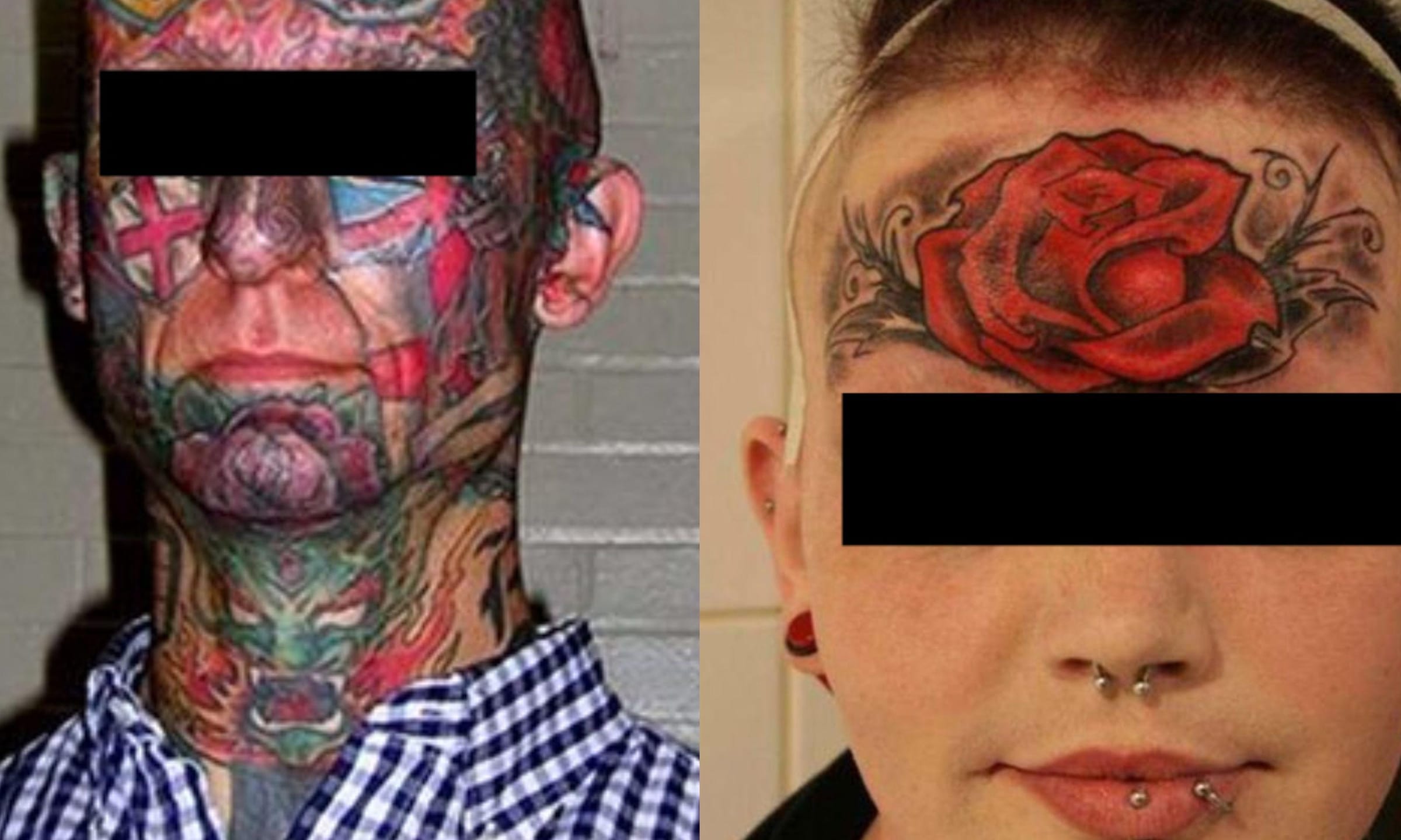 16 Ugly Face Tattoos That Anyone With a Brain Would Regret